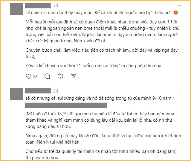 Thời đi học hồn nhiên “đốt” tiền tỷ của bố mẹ vào túi hiệu, đi làm rồi mua cái áo 300k cũng phải nghĩ- Ảnh 2.