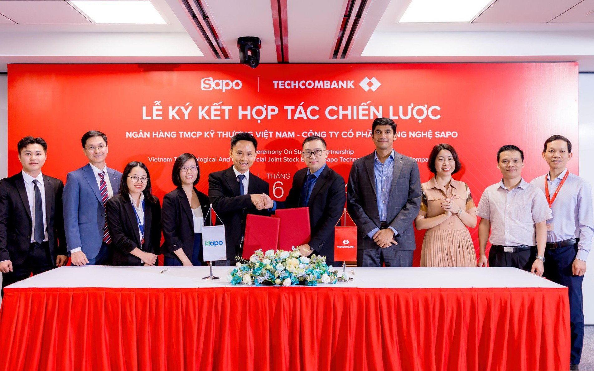 Sapo và Techcombank hợp tác chiến lược nâng tầm giải pháp tài chính số
