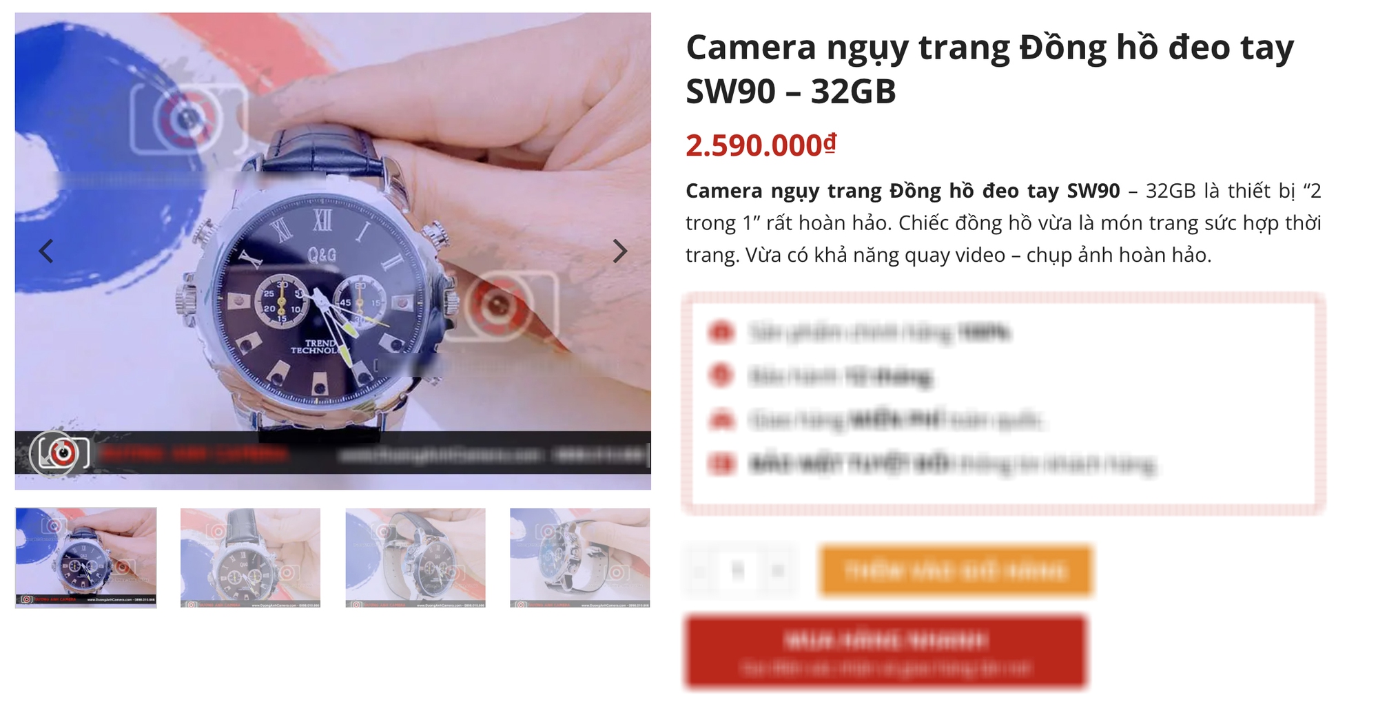Đồng hồ giả camera quay lén Châu Bùi được bán tràn lan, nhận diện những mẫu đồng hồ phải đặc biệt cảnh giác!- Ảnh 6.