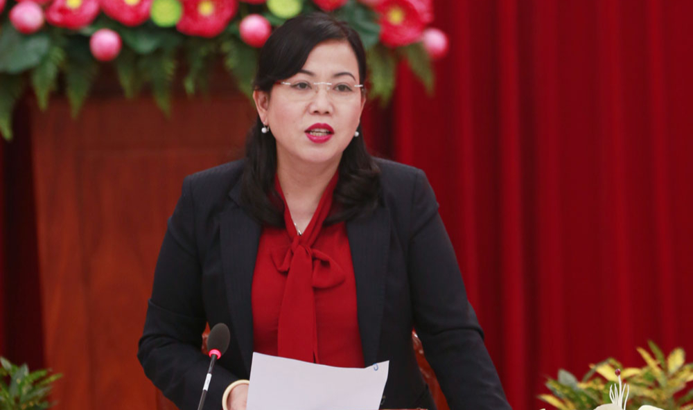 Chân dung bà Nguyễn Thanh Hải - Bí thư Tỉnh ủy Thái Nguyên vừa được Quốc hội bầu giữ chức vụ mới- Ảnh 1.
