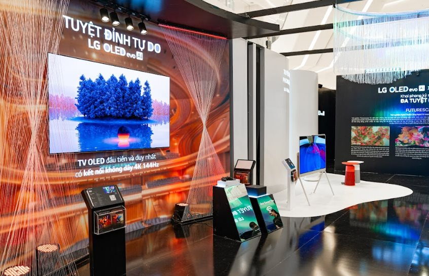 LG mở triển lãm nghệ thuật và công nghệ, trình diễn TV OLED không dây đầu tiên ở Việt Nam- Ảnh 3.