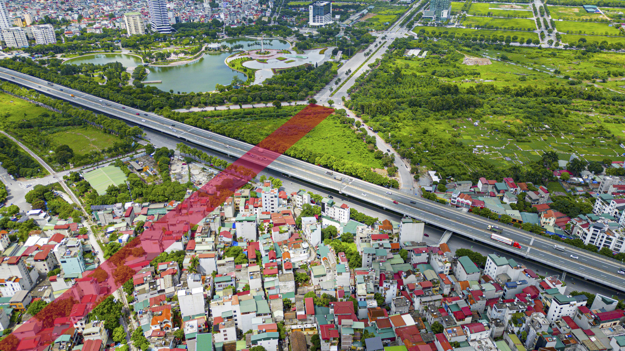 Hà Nội: Toàn cảnh khu vực sẽ xây dựng hầm chui hơn 1.150 tỷ, nằm trên tuyến đường rộng 10 làn xe- Ảnh 7.