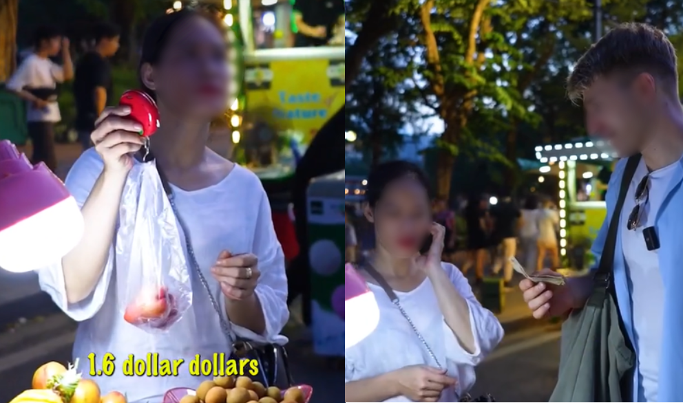 Quận Hoàn Kiếm xác minh đoạn clip người phụ nữ bán 200.000 đồng/kg quả roi cho khách Tây- Ảnh 1.