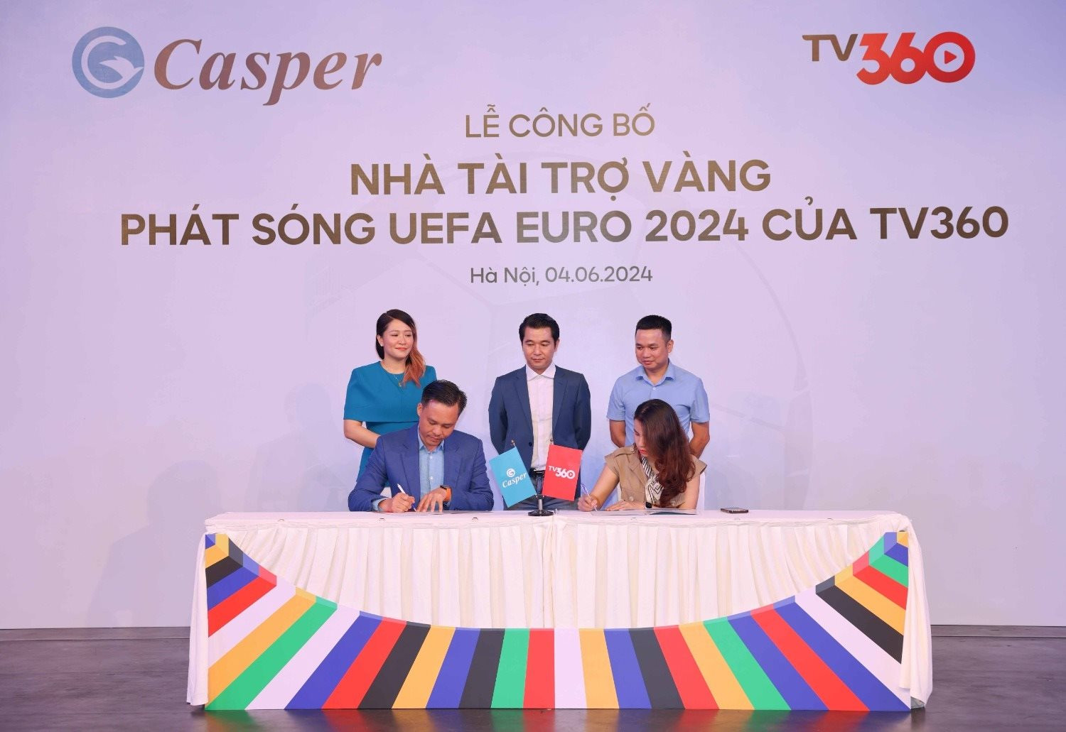 Casper là nhà tài trợ vàng phát sóng Euro 2024- Ảnh 1.