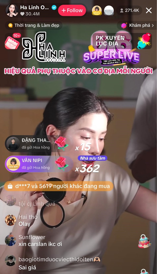 Sự cố hi hữu khiến Võ Hà Linh phải xin lỗi 316.000 người trong phiên livestream lập kỷ lục 6/6- Ảnh 3.