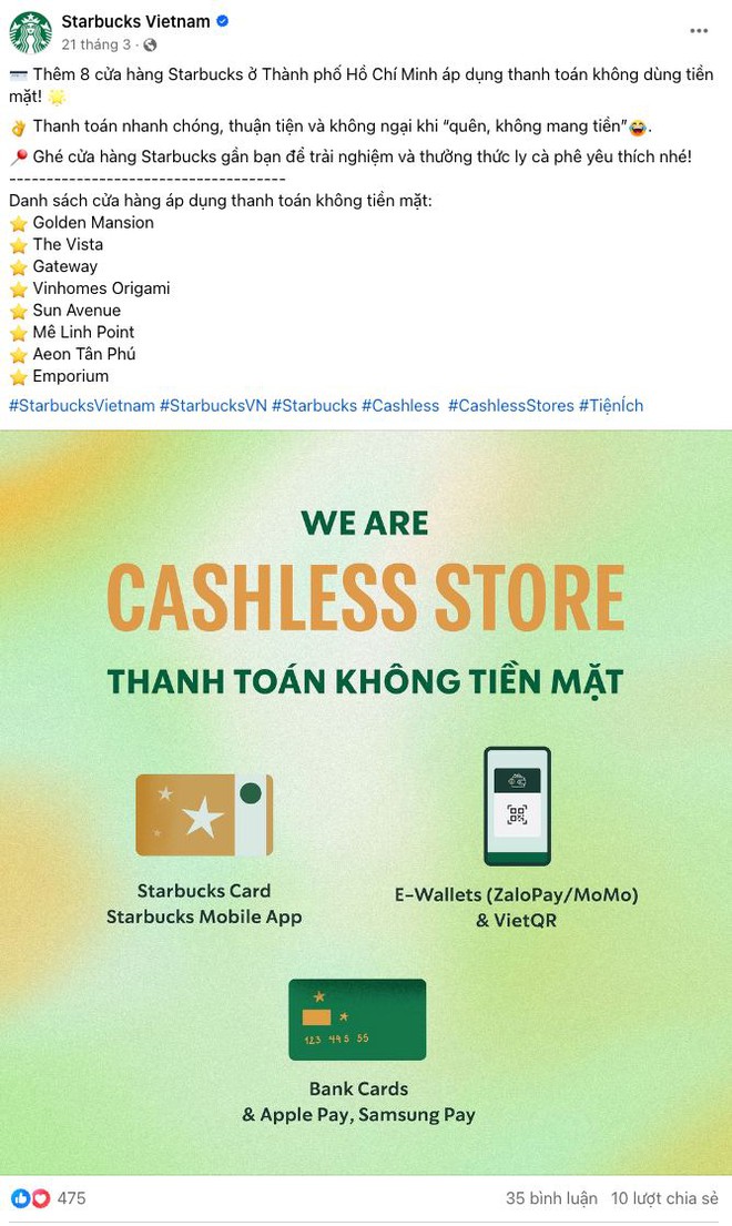Chuỗi cà phê đầu tiên ở Việt Nam không chấp nhận tiền mặt khi thanh toán, cuối cùng ngày này cũng tới rồi!- Ảnh 3.