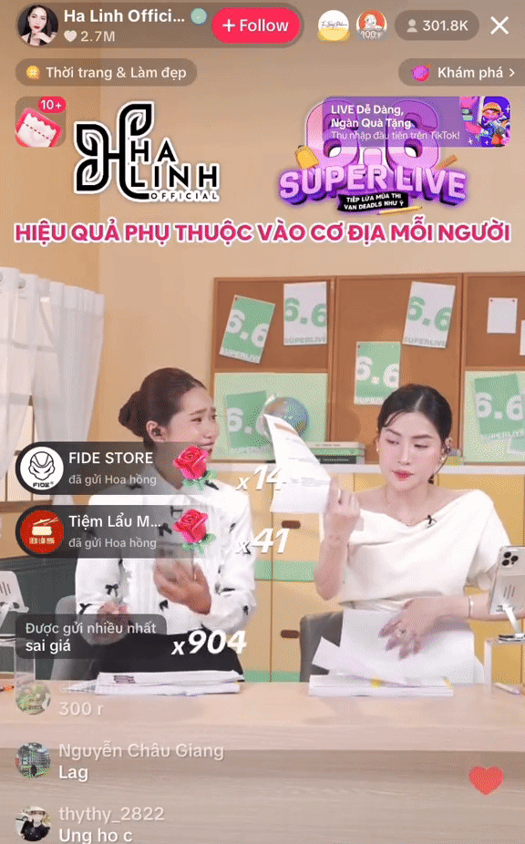 Sự cố hi hữu khiến Võ Hà Linh phải xin lỗi 316.000 người trong phiên livestream lập kỷ lục 6/6- Ảnh 1.