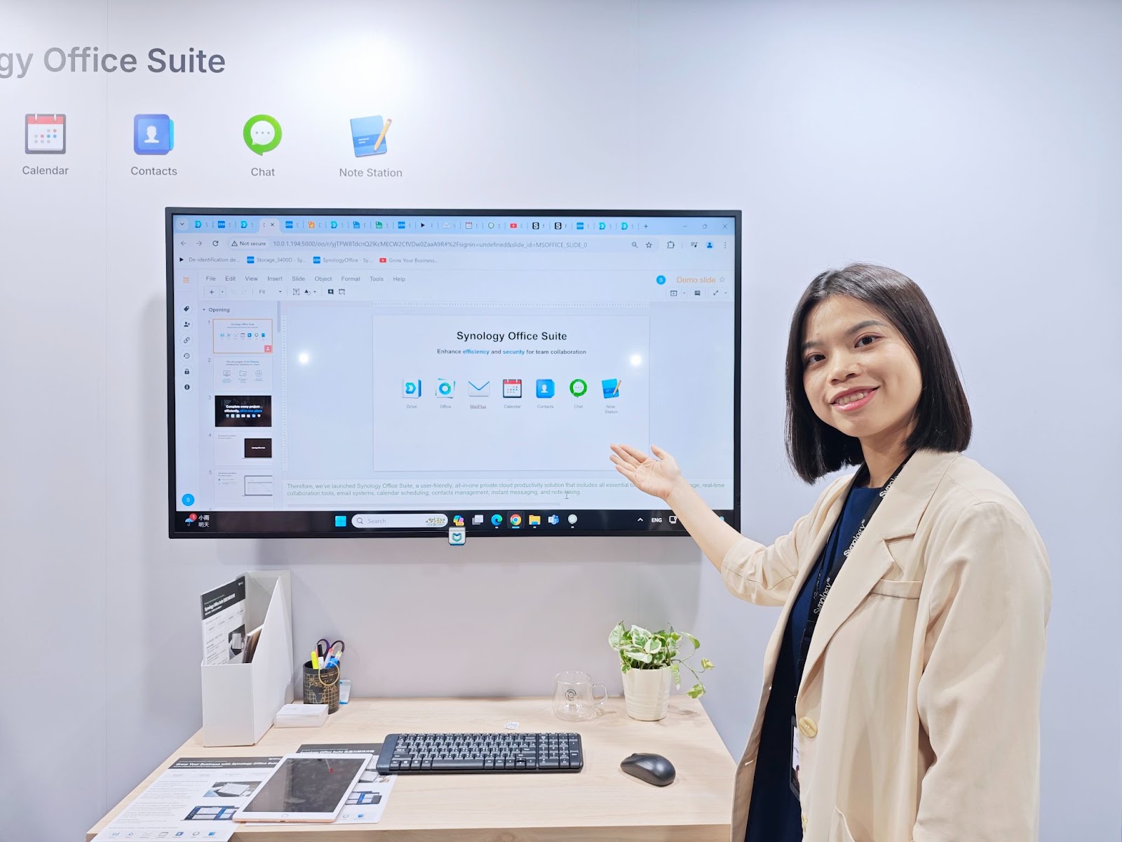 Gói Office với bộ công cụ AI siêu 'đỉnh' từ Synology: Tạo slide thuyết trình, tính toán Excel, chuyển voice thành văn bản… trong một nốt nhạc- Ảnh 1.