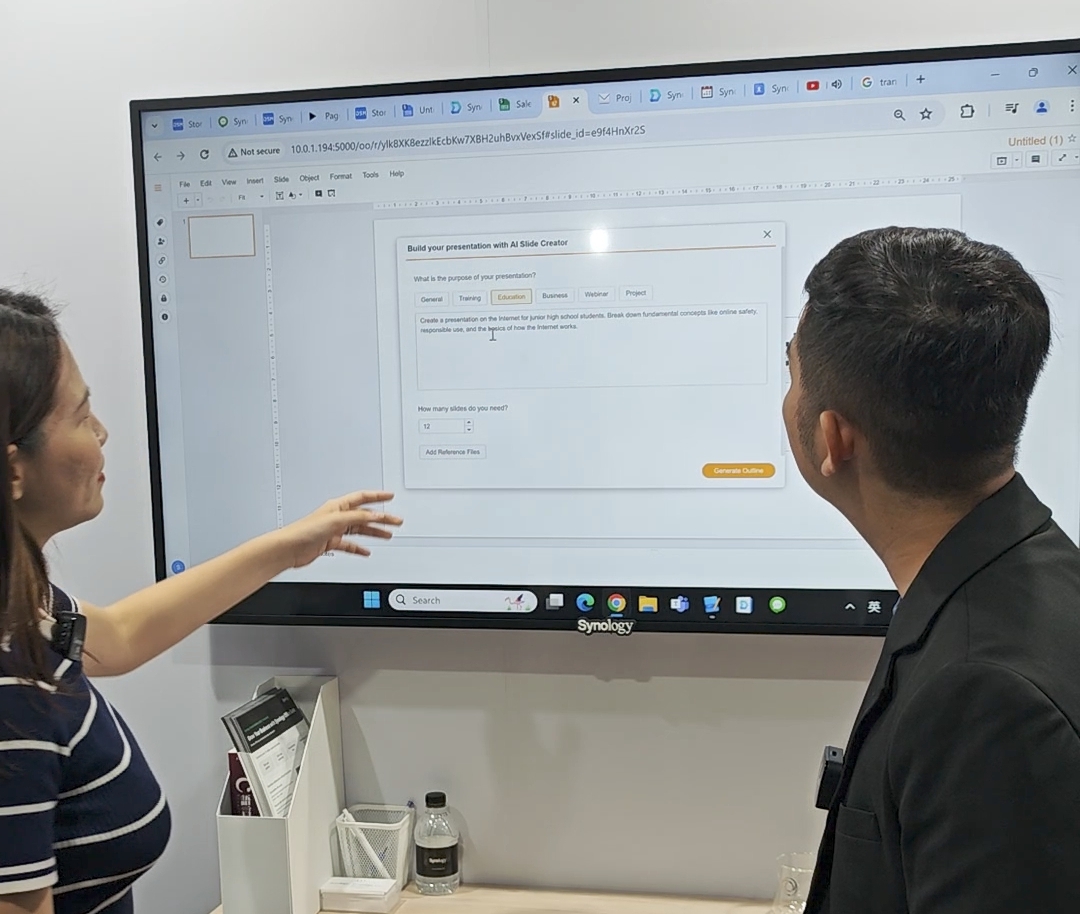 Gói Office với bộ công cụ AI siêu 'đỉnh' từ Synology: Tạo slide thuyết trình, tính toán Excel, chuyển voice thành văn bản… trong một nốt nhạc- Ảnh 3.