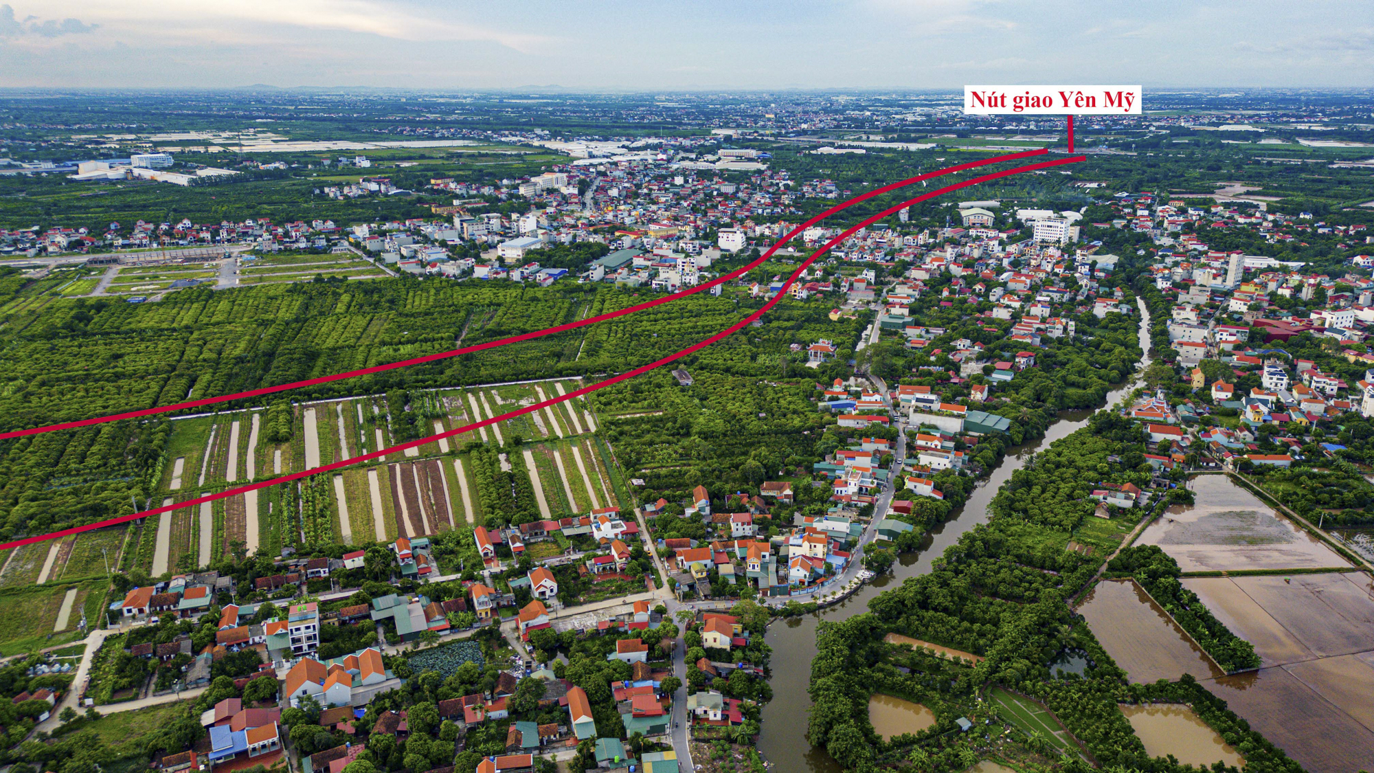 Khu vực sẽ làm đường cao tốc giáp Hà Nội, kết nối với cây cầu mới vượt sông Hồng- Ảnh 1.
