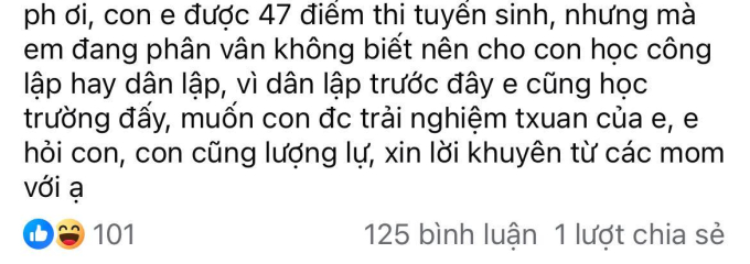 Con thi vào lớp 10 được 47 điểm, bà mẹ ở Hà Nội có quyết định khiến nhiều người 