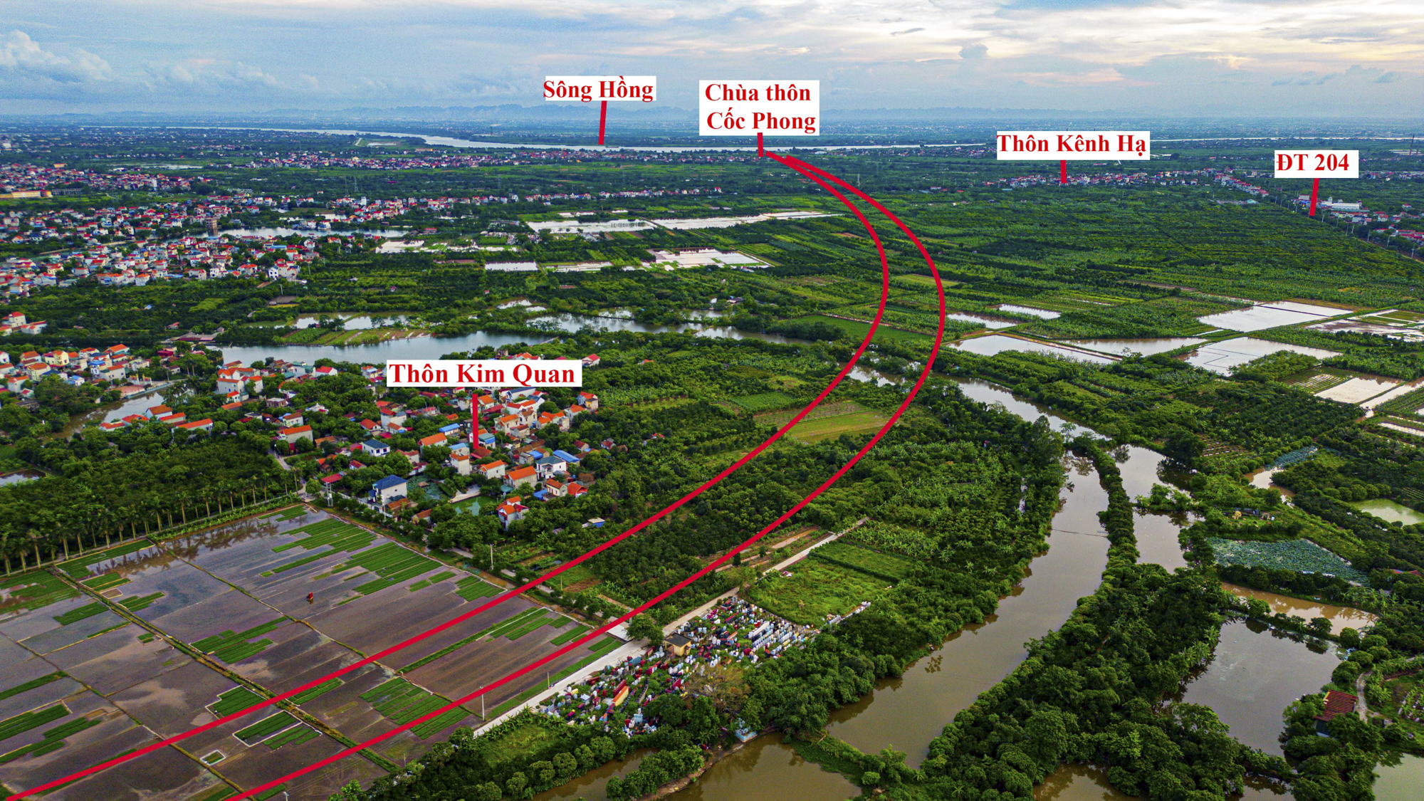 Khu vực sẽ làm đường cao tốc giáp Hà Nội, kết nối với cây cầu mới vượt sông Hồng- Ảnh 8.