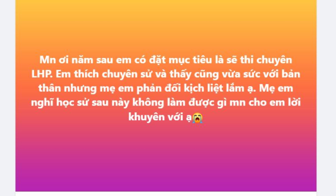 Nghe con gái định thi lớp chuyên này, bà mẹ ở TP.HCM vội ngăn cản kịch liệt vì 