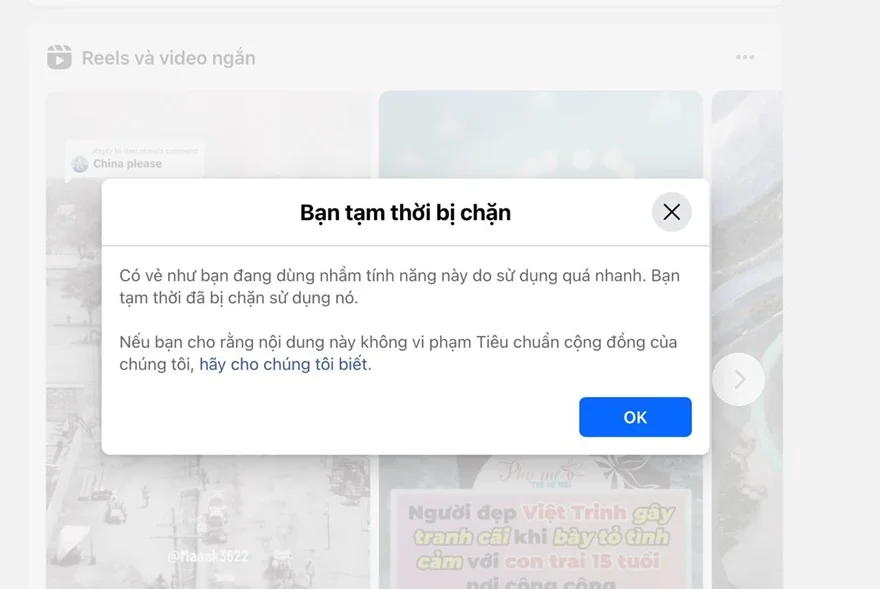 Nóng: Facebook gặp lỗi khó hiểu, nhiều người dùng bị chặn không rõ lý do- Ảnh 1.