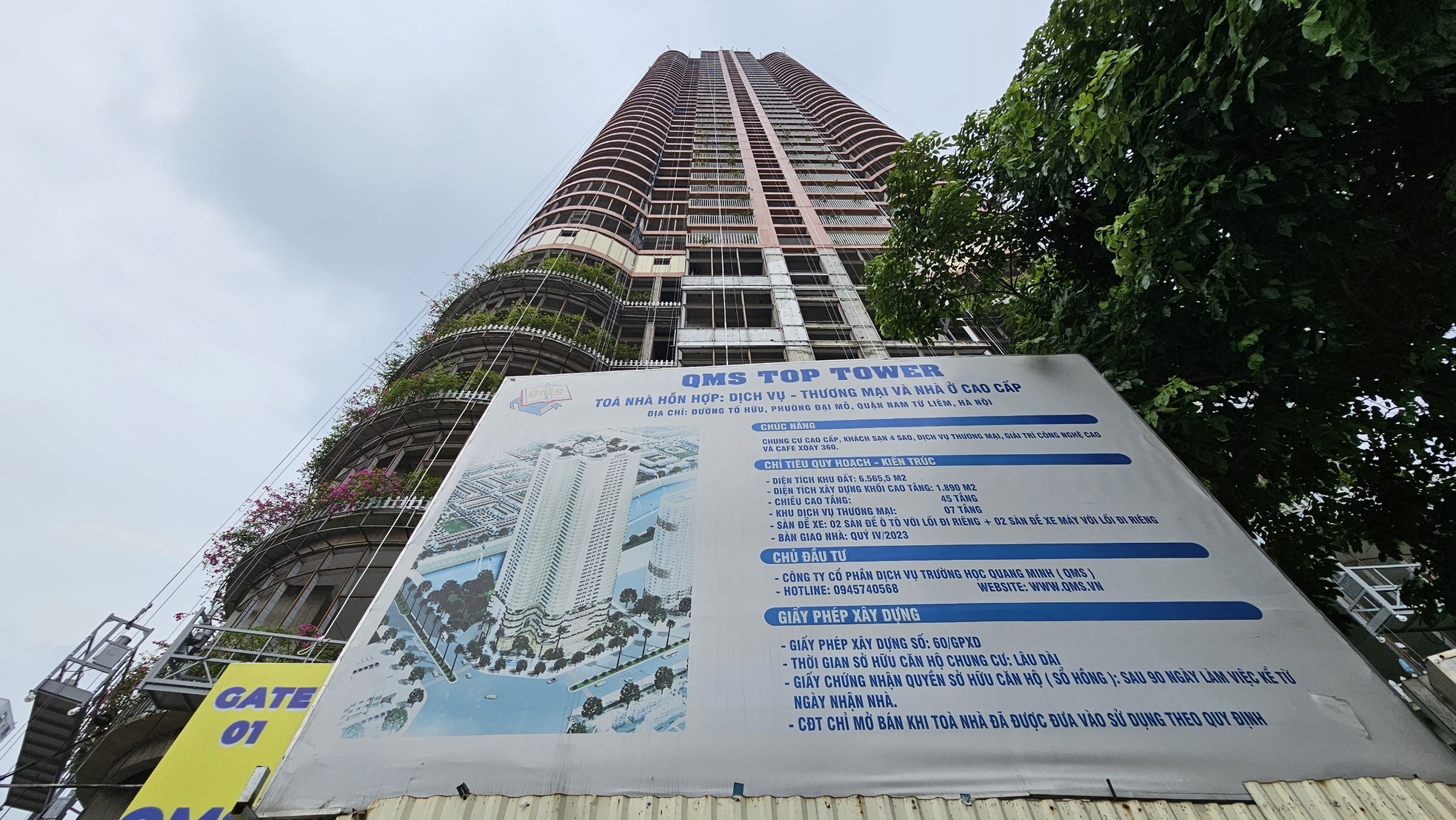 Cao ốc QMS Top Tower 45 tầng 'đắp chiếu' nhiều năm bất ngờ chào bán căn hộ- Ảnh 3.