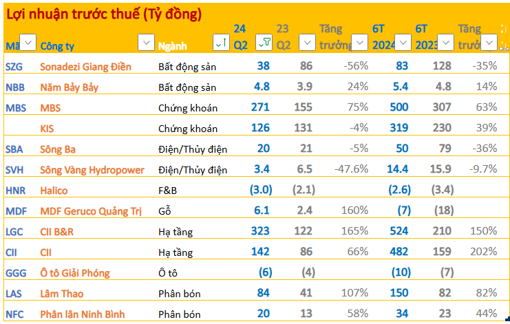 Cập nhật BCTC quý 2/2024 ngày 15/7: Một DN ô tô lâu đời có doanh thu một quý chỉ bằng 2 chiếc VinFast VF9, loạt công ty điện, BĐS báo lãi giảm- Ảnh 1.