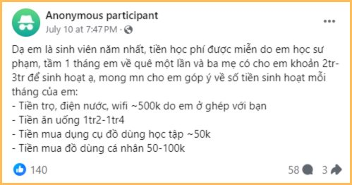 Đáng nể: Chỉ tiêu 2 triệu cho toàn bộ chi phí sống ở Hà Nội, vẫn đau đáu tìm cách cắt giảm để tiết kiệm được thêm- Ảnh 1.