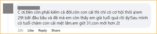 33 tuổi kiếm 50 triệu/tháng vẫn chưa dám đẻ vì sợ không đủ tiền nuôi con: CĐM bùng nổ tranh cãi “chần chừ mãi không sợ mất khả năng làm mẹ sao?”- Ảnh 3.