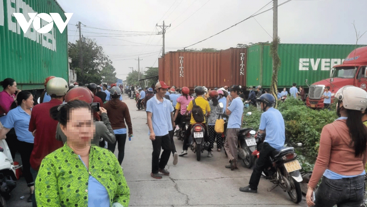 Lí do hàng trăm công nhân công ty sản xuất nội thất gỗ ở Bình Dương ngừng việc- Ảnh 1.