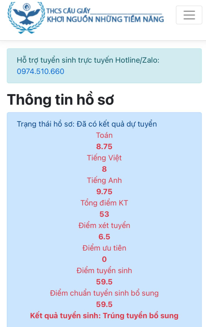 Con học trường 