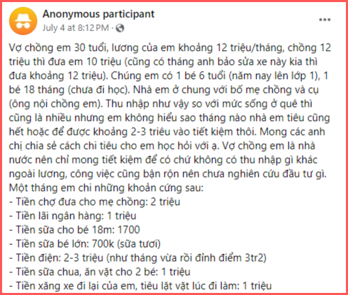 Vợ chồng kiếm 24 triệu/tháng nhưng hầu như toàn hết nhẵn, hóa ra sống ở quê cũng chẳng tiết kiệm hơn là mấy!- Ảnh 1.