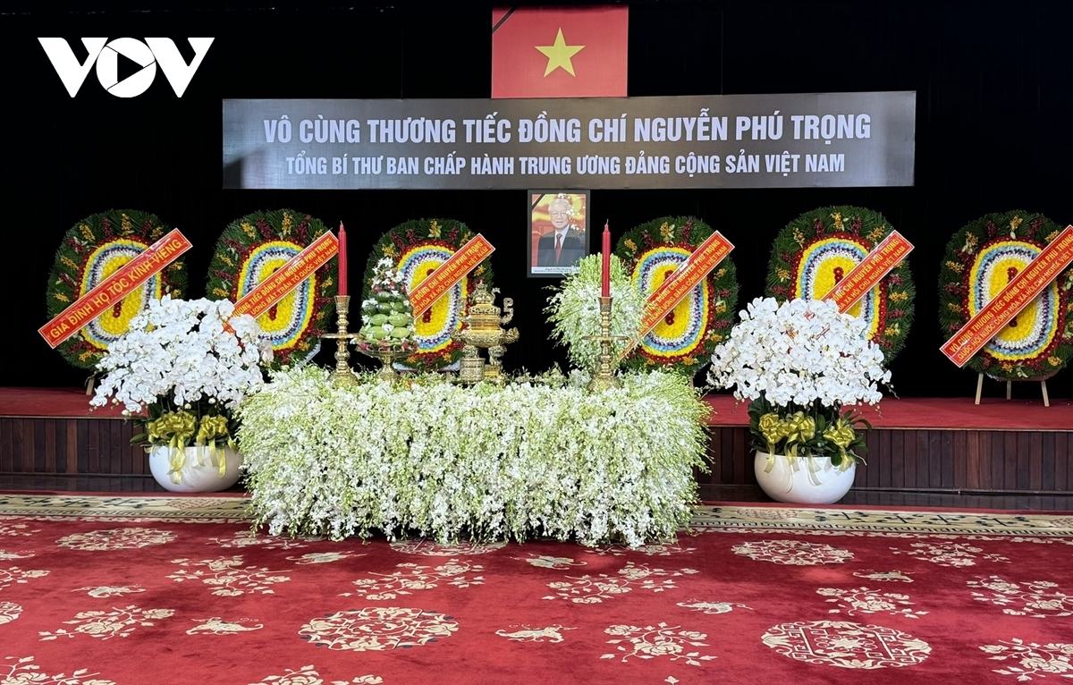 Trực tiếp: Lễ viếng Tổng Bí thư Nguyễn Phú Trọng- Ảnh 3.