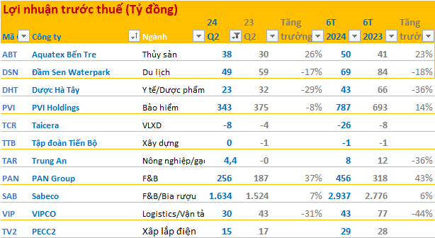 Kết quả kinh doanh quý 2/2024 ngày 25/7: Lợi nhuận của Sabeco lên cao nhất 7 quý, The PAN Group báo lãi tăng trưởng mạnh- Ảnh 1.