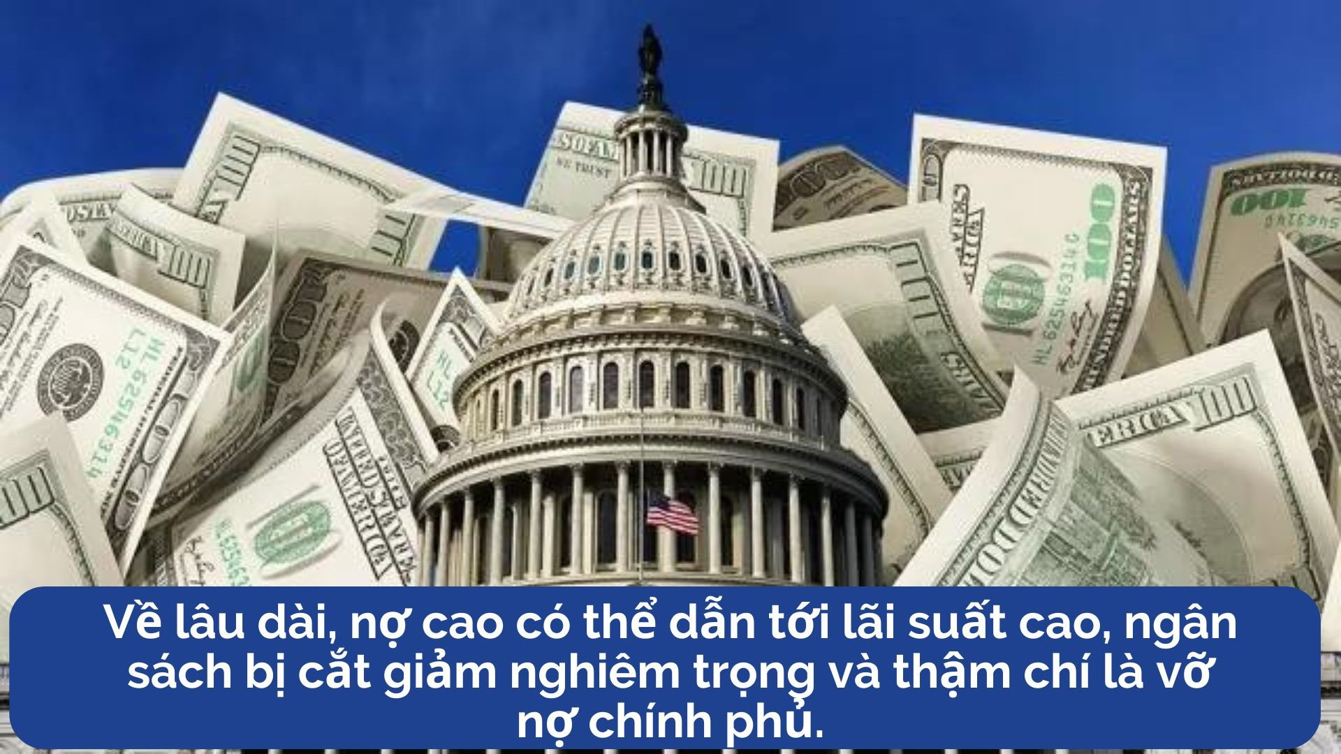 Nợ công tăng 10 tỷ USD mỗi ngày, Mỹ cần 