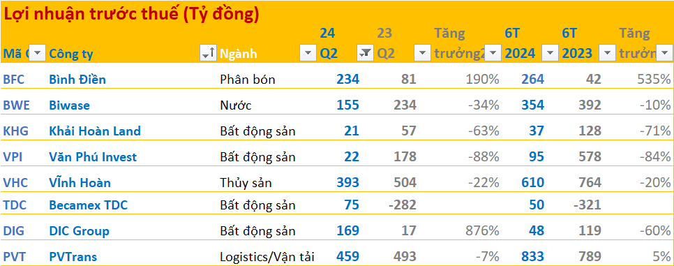 Cập nhật BCTC quý 2/2024 chiều 29/7: Đất Xanh, Đạm Cà Mau, Tài chính Hoàng Huy... báo lãi tăng vọt- Ảnh 2.