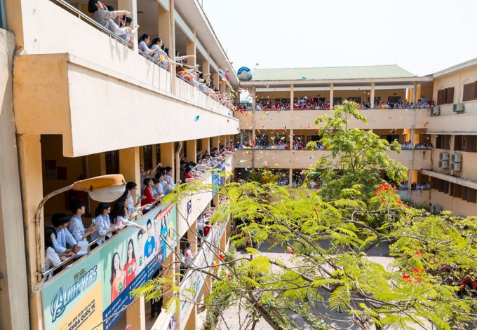 Khu vực tuyển sinh là nơi tập trung nhiều trường THPT đỉnh nhất Hà Nội, có 2 trường 