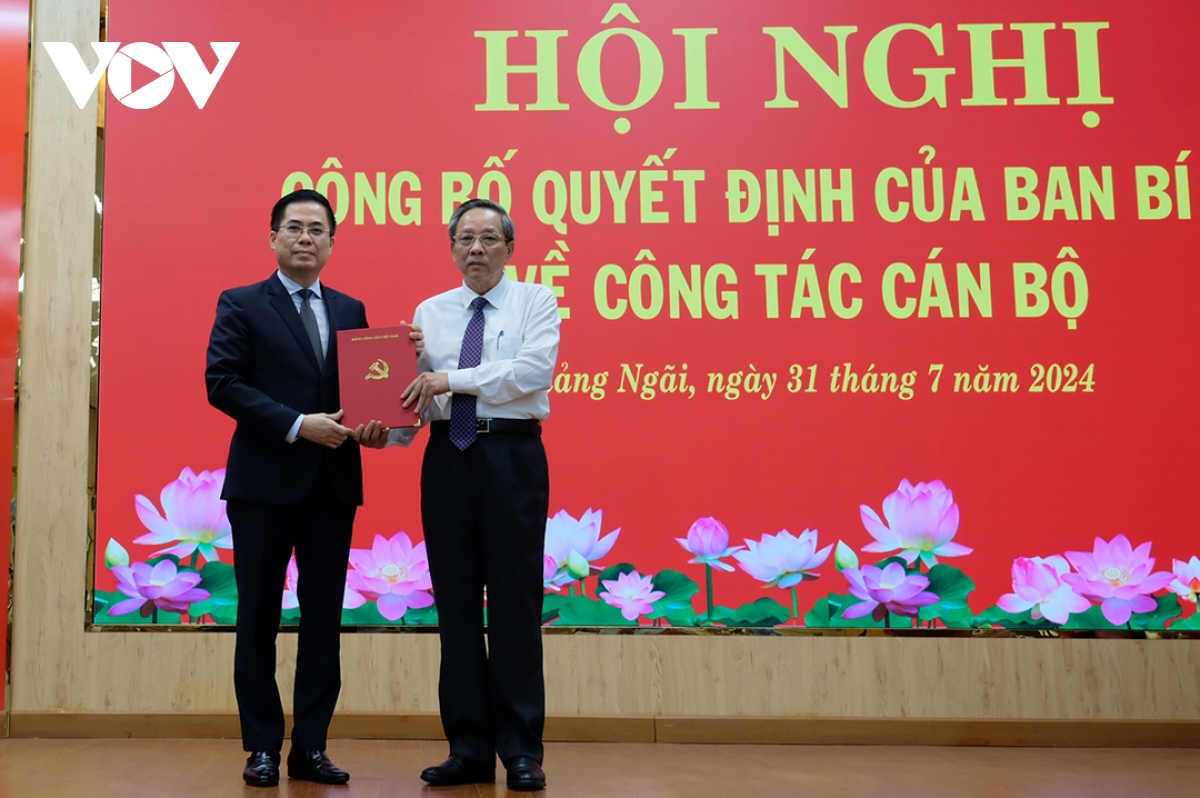 Thứ trưởng Bộ Khoa học và Công nghệ làm Phó Bí thư Tỉnh uỷ Quảng Ngãi- Ảnh 1.