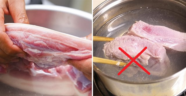 Chần thịt lợn qua nước sôi trước khi luộc là hỏng bét: Miếng thịt vừa mất chất vừa dễ nhiễm khuẩn!- Ảnh 1.