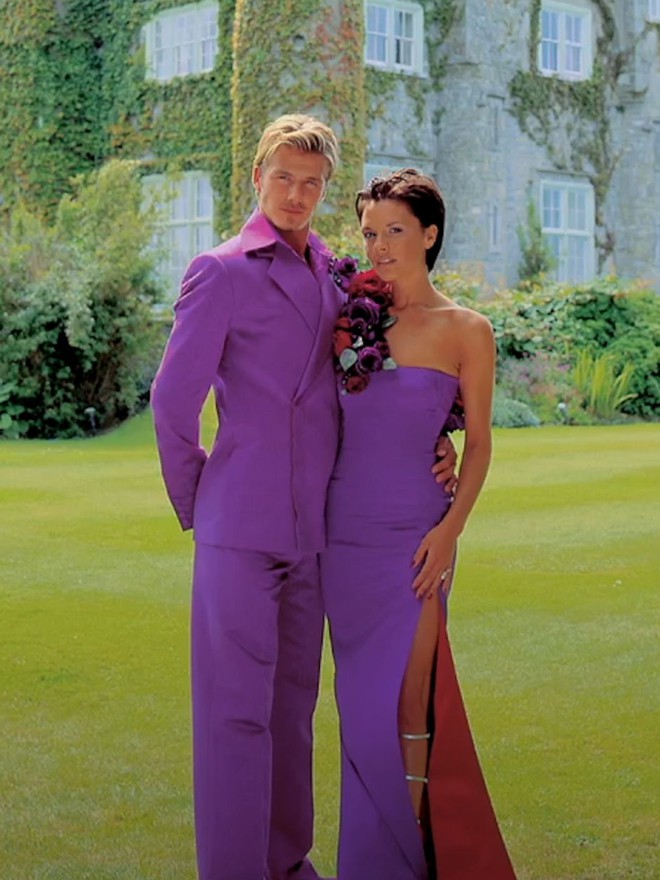 Vợ chồng Beckham visual đỉnh thế nào khi tái hiện lại khung hình huyền thoại của ngày cưới 25 năm trước- Ảnh 4.