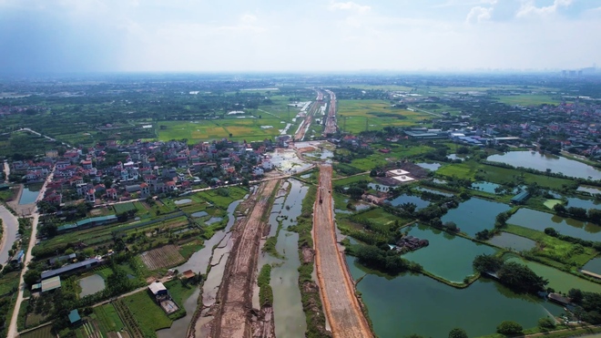 Hình hài bất ngờ ở "siêu dự án" hàng chục nghìn tỷ đi qua 7 quận, huyện ở Hà Nội sau 1 năm thi công- Ảnh 8.