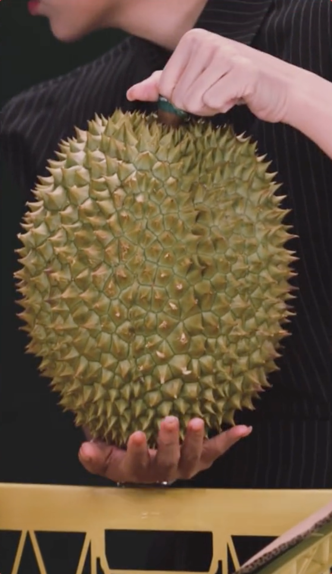 Chưa đầy 5 phút, Hằng Du Mục đã bán hết 22 tấn sầu riêng, fan gọi tên 