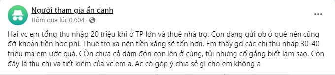 Gia đình 3 người thu nhập 17 triệu, để ra được 7,7 triệu nhưng cô vợ vẫn ngày đêm tìm cách tiết kiệm hơn nữa- Ảnh 1.