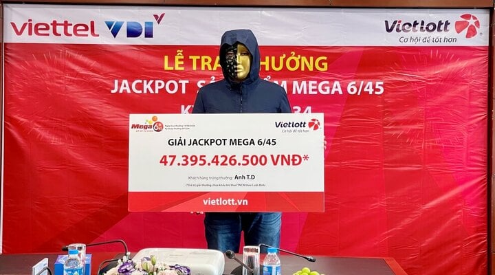 Trúng Vietlott hơn 47 tỷ đồng, người đàn ông khoe ngay với vợ- Ảnh 1.