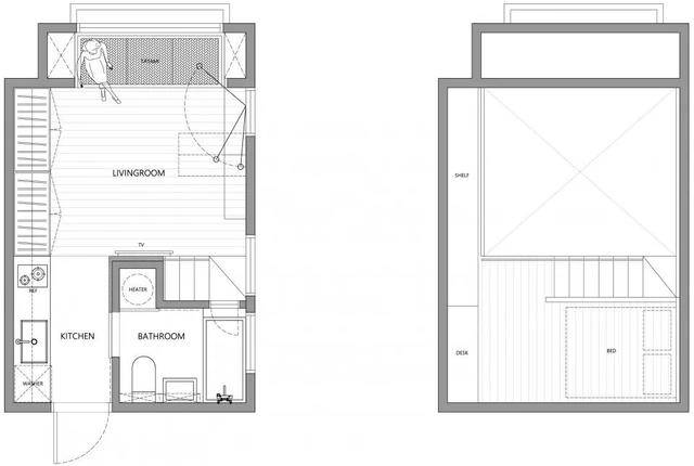 Cô gái trổ tài thiết kế căn hộ chỉ 22m2 thành 