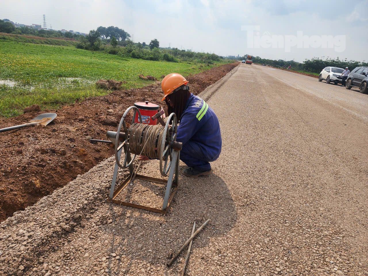 Đường Vành đai 4- Vùng Thủ đô với những km đầu tiên được thảm nhựa, hiện hình hài- Ảnh 13.