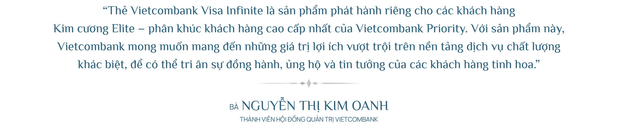 Tuyệt tác tinh hoa tụ hội trong chiếc thẻ đẳng cấp Vietcombank Visa Infinite- Ảnh 10.