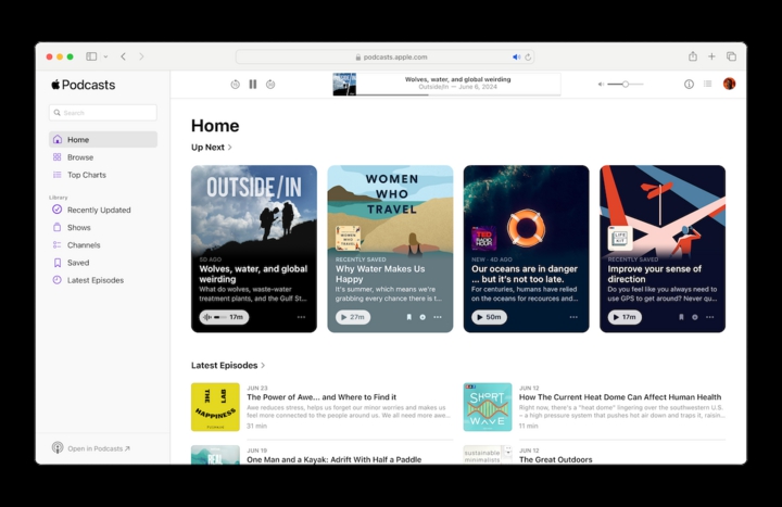 Apple Podcasts chính thức ra mắt phiên bản web- Ảnh 1.