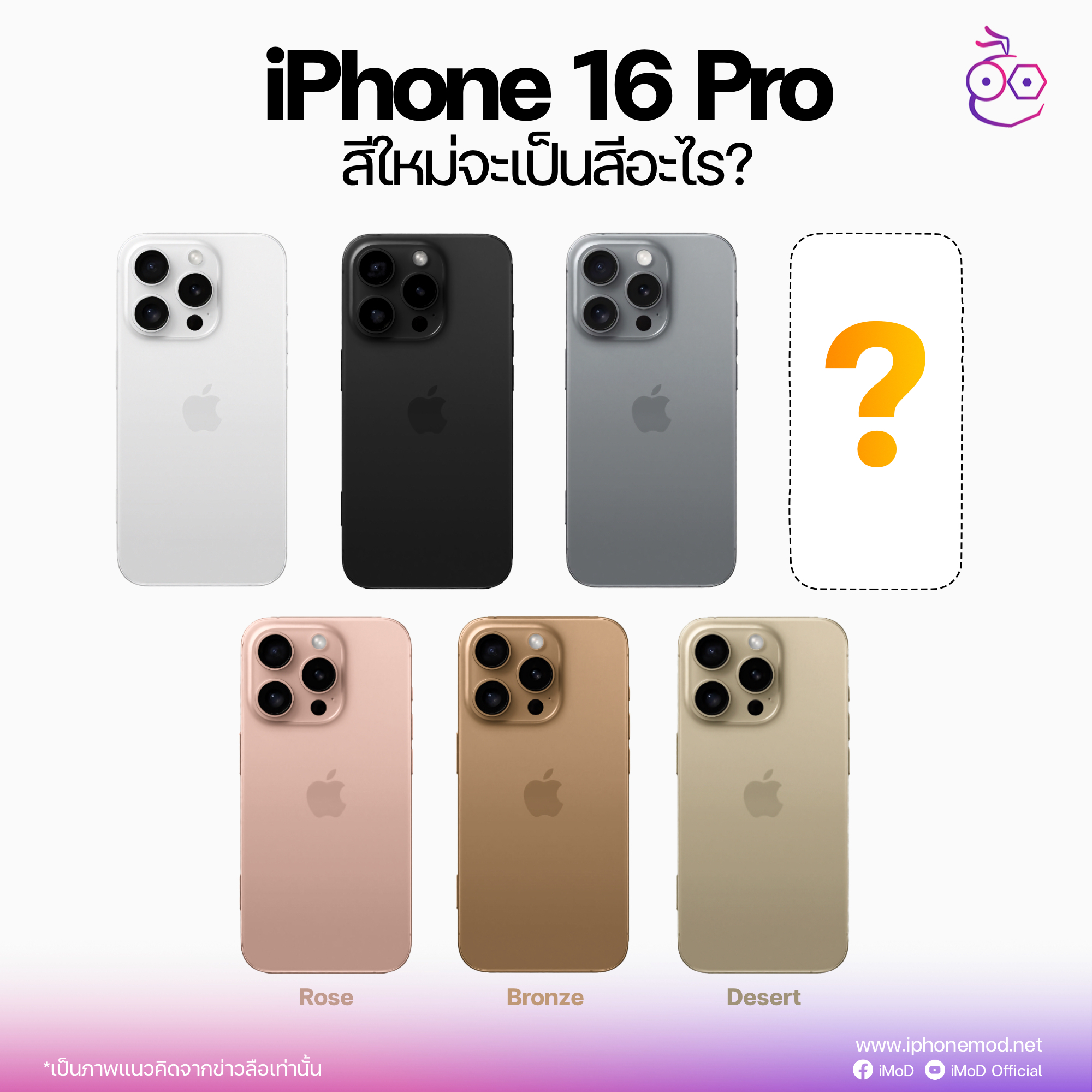 Hình ảnh iPhone 16 Pro với màu 