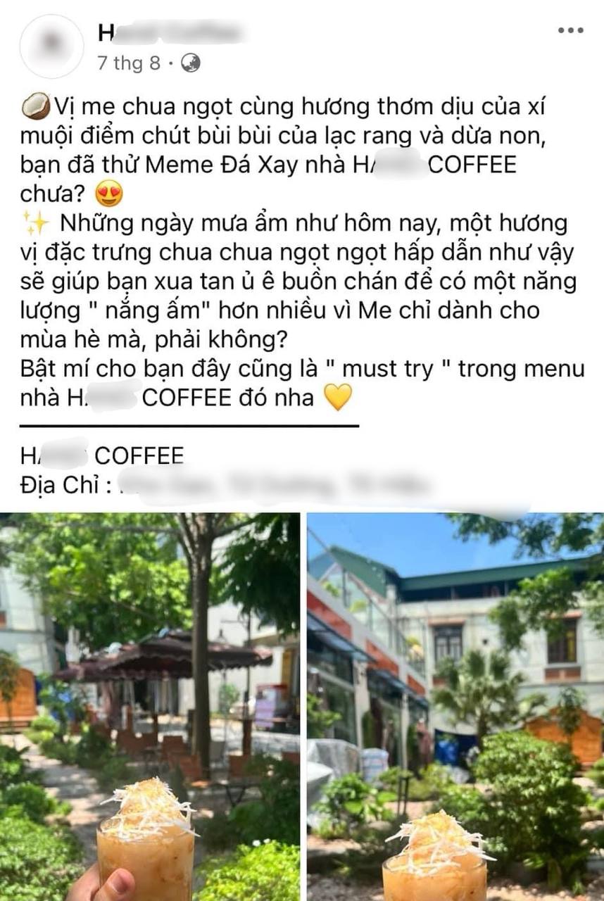 Thương hiệu cà phê nổi tiếng Hà Nội tố bị “copy paste” công thức nước lẫn bài đăng trên page- Ảnh 2.