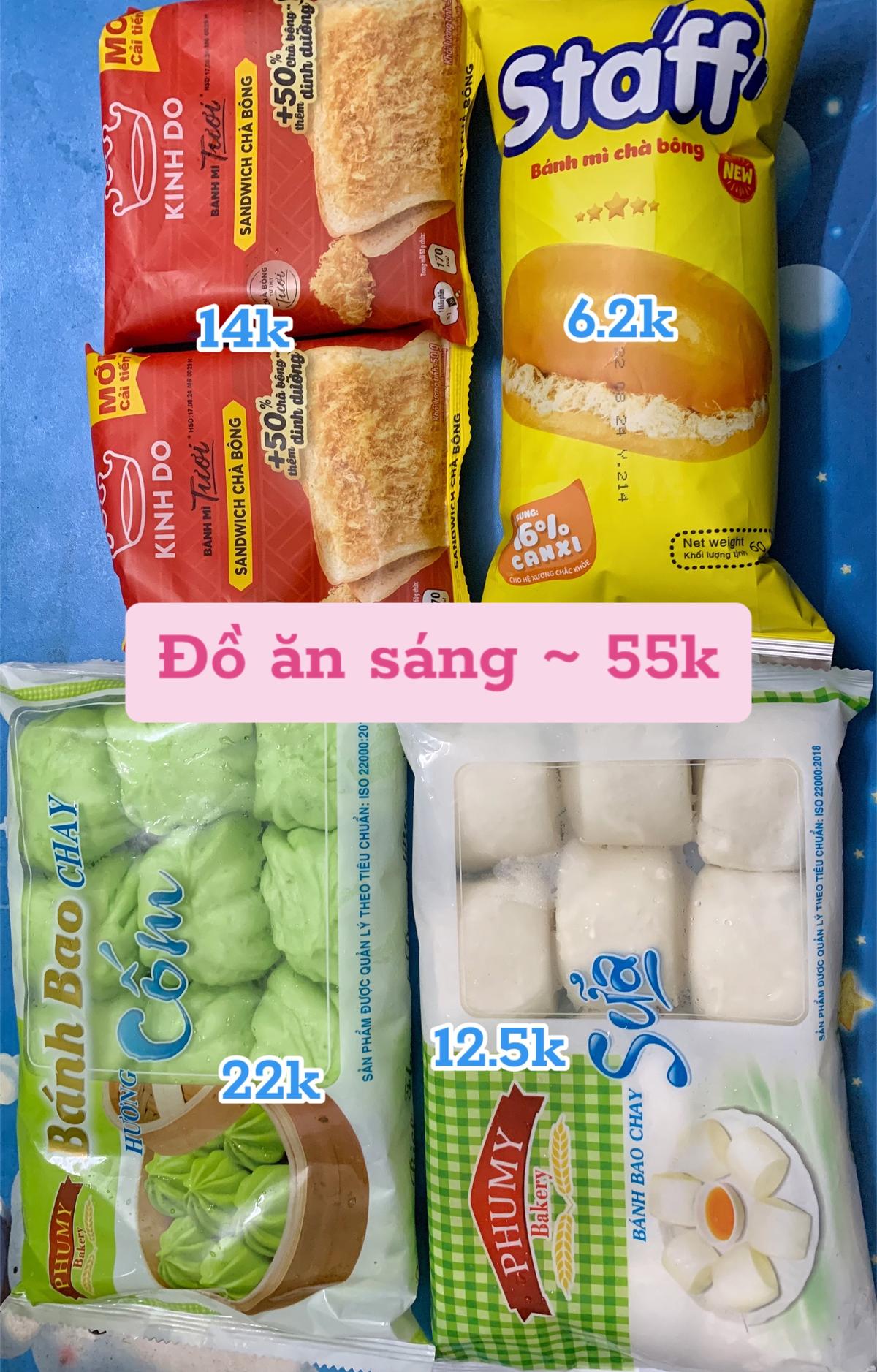 Cô gái ở Hà Nội đi siêu thị theo tuần với 500k: Thức ăn mặn, rau củ, đồ ăn vặt đầy đủ cho 2 người- Ảnh 3.