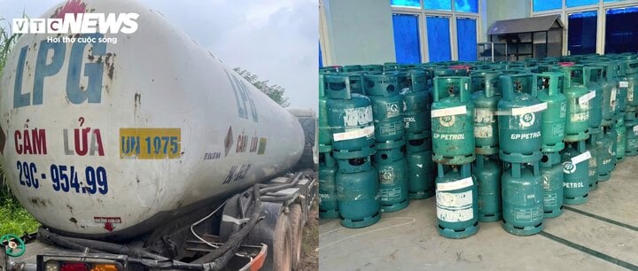 Bắt quả tang điểm sang chiết gas trái phép, thu giữ 10 tấn khí và 2 xe bồn- Ảnh 1.