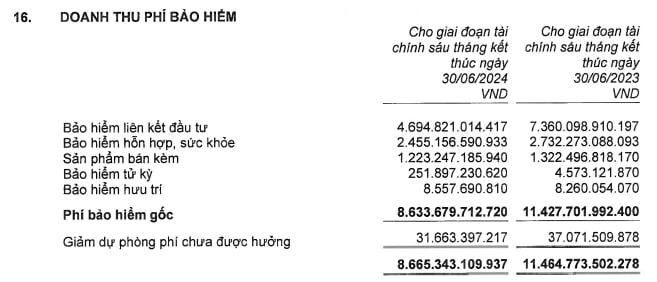 Lộ diện công ty bảo hiểm nhân thọ lãi lớn nhất nửa đầu năm: Kinh doanh bảo hiểm thua lỗ, lợi nhuận đầu tư cổ phiếu gấp 17 lần cùng kỳ 2023- Ảnh 2.