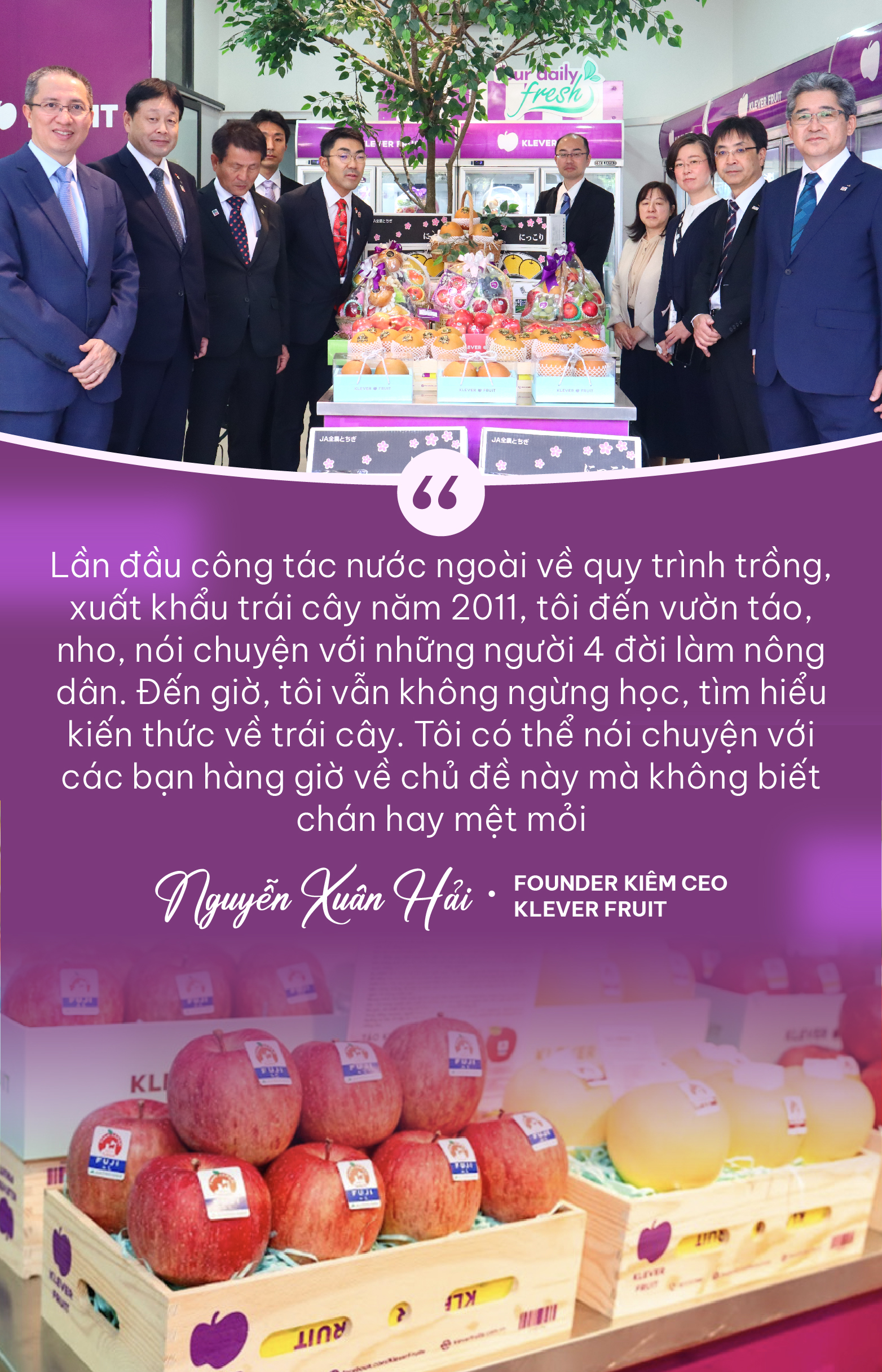 Founder Klever Fruit – Thạc sĩ tài chính 'bán ế' 10 tấn bưởi Năm Roi thành ông chủ chuỗi 55 cửa hàng trái cây nhập khẩu: 'Cứ làm tử tế, lợi nhuận sẽ đến'- Ảnh 2.