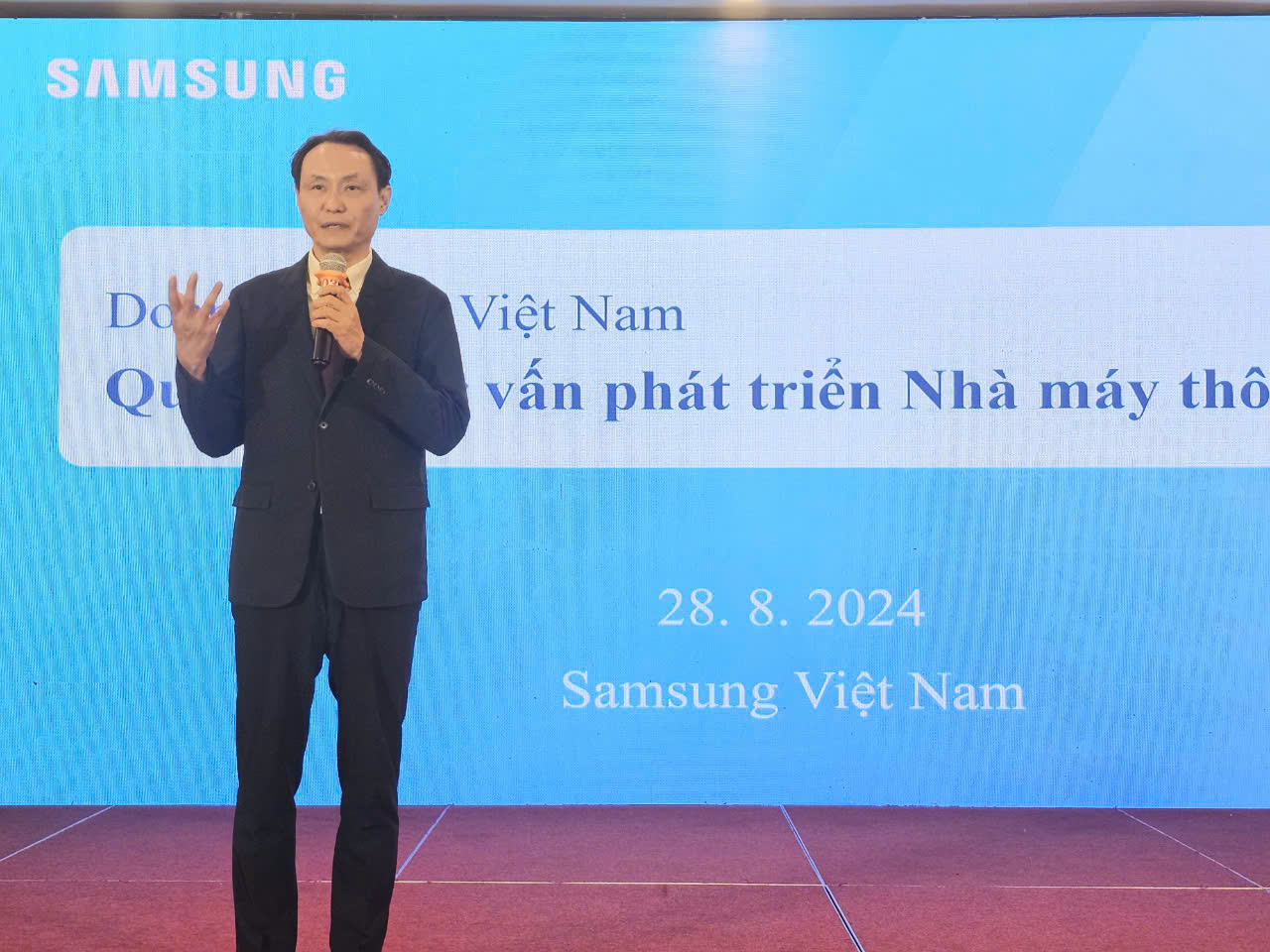 Mr. Jang Yoon Ho, Director of Partner Support at Samsung Electronics Vietnam