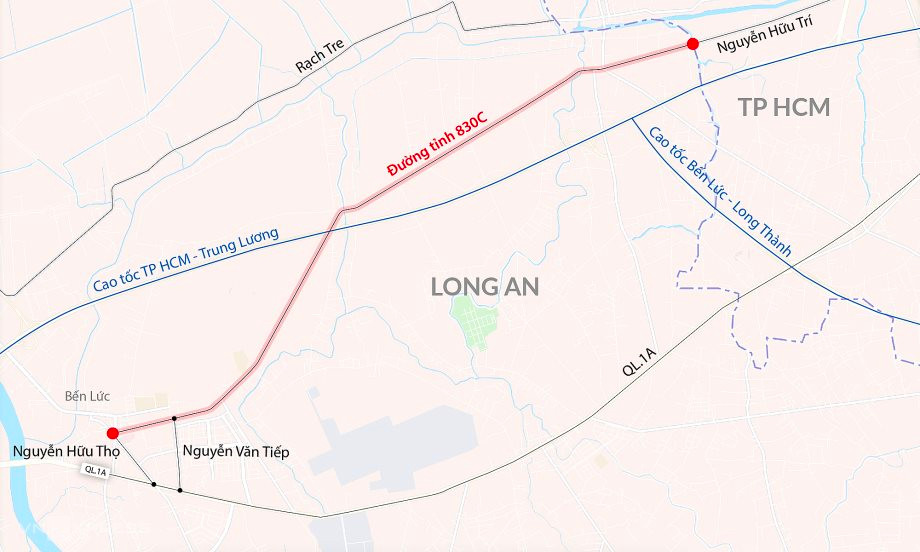 Thêm một tuyến đường nghìn tỉ mở rộng lên 30m nối Bến Lức (Long An) với Bình Chánh (Tp.HCM), tin vui cho người dân “đôi bờ” cửa ngõ vào cuối năm nay- Ảnh 1.