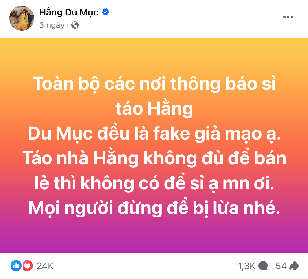 Hằng Du Mục bị tố 